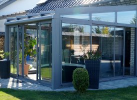 Hagestuer i aluminium