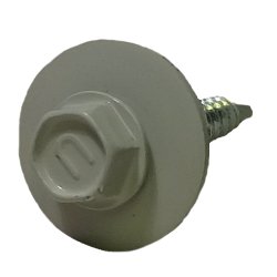 Skruer med gummipakning, 75 stk