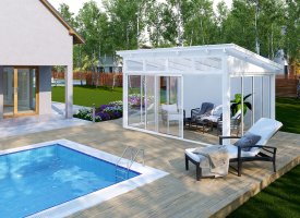 Halle frittstende hagestuer