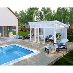 Frittstende hagestue - 15m2 uisolert