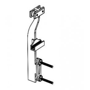 Stolpe, 295mm, 180 grader sidemontert