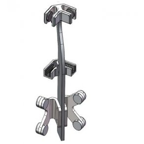 Stolpe, 295mm, 90 grader sidemontert