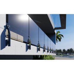 Stolpe, 295mm, 180 grader sidemontert