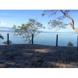 Stolpe 180 grader, 700mm, toppmontert