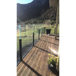 Stolpe 180 grader, 700mm, toppmontert