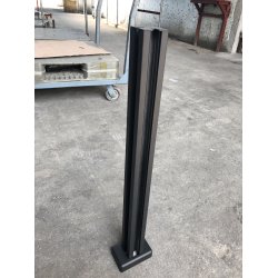 Stolpe, 90 grader, 700mm, toppmontert