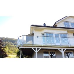 Stolpe 180 grader, sidemontert