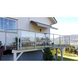 Stolpe 180 grader, sidemontert