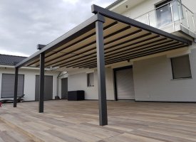 Pergola med duk